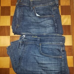 7 For All Mankind Brett Jeans sz 38 x 31.5